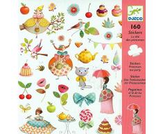 Djeco - DJ08884 - 160 Stickers Le Gouter Des Princesses - Multicolore