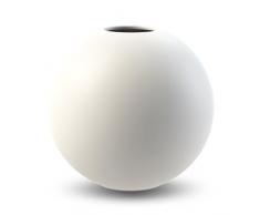 Cooee Design Vase Boule en céramique, Coloris Blanc, 20 cm