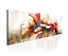 murando - Impression sur toile - 135x45 cm - 1 Piece - Image sur toile - Images - Photo - Tableau - motif moderne - Décoration - tendu sur chassis - Fleurs b-A-0340-b-a