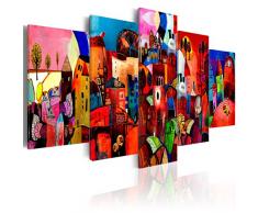 BD XXL murando – Impression sur toile 200x100 cm - 5 pieces - Image sur toile - Images - Photo - Tableau - motif moderne - Décoration - tendu sur chassis - abstraction abstrait 051447