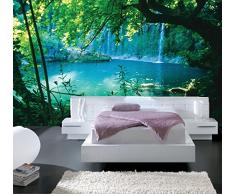 Papier Peint 3d Trompe L'oeil moderne lagon mer 415cmX254cm