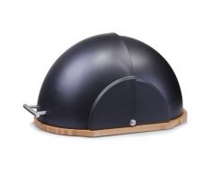 Zeller 2057990 Boîte à Pain Noir 37 x 26 x 20,5 cm