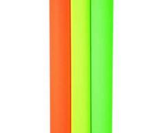 CLAIREFONTAINE Paquet 25F Affiche fluo 60x80cm sous film jaune citron