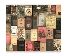 murando Papier peint intissé 250x175 cm Décoration Murale XXL Poster Tableaux Muraux Tapisserie Photo Trompe loeil Vintage Retro Livre m-C-0242-a-b