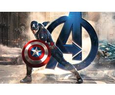 Personnalisé 3d Photo Papier Peint 3d Bande Dessinée Enfants Chambre Papier Peint Avengers Chambre Fond Papier Peint Spiderman