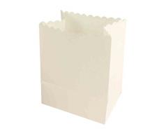 MegaCrea DIY Photophore en Papier Qui ne senflamme Pas - 4 piè