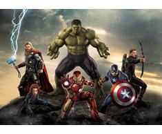 Papier peint enfant géant Avengers - 230x170cm