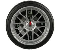 Out of the blue 79/3020 Horloge, Pneu avec 16 LED, Noir, env. 35 cm