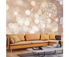 murando – Papier peint intissé 400x280 cm – Trompe l oeil – Tableaux muraux déco XXL – fleurs abstraction f-C-0040-a-d