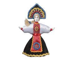 Poupée en Porcelaine Faite à la Main dans Un Costume Folklorique Traditionnel Russe 19 cm 06-06