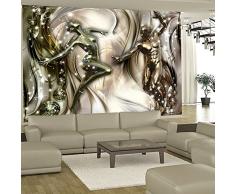 Papier peint intissé 250x175 cm - 3 couleurs au choix - Top vente - Papier peint - Tableaux muraux déco XXL - Abstraction Homme Femme h-C-0003-a-b