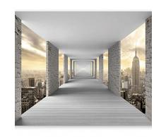murando – Papier peint intissé 400x280 cm – Trompe l oeil – Tableaux muraux déco XXL – Ciel Tunnel Perspective c-C-0005-a-b