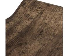 Maroon Wood Grain Contact Papier Autocollant étagère Doublure Cabinet Countertop tiroir Table Autocollant Porte 45 x 200cm