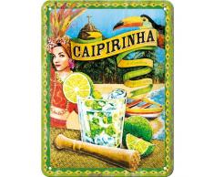 Nostalgic-Art Affiche métallique publicitaire Caipirinha 15 x 20 cm