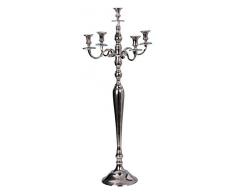 candélabre 5 branches bougeoir en argent 5-bras Bougeoir 80 CM