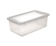 keeeper Boîte de Rangement avec Système Air Control, 33 x 19,5 x 12 cm, 5,6 l, Bea, Transparent
