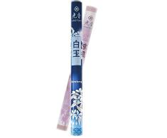 Bitto 2 Sets de bâtonnets dencens Japonais Hikali Koh: SHIRATAMA(Joyau Blanc) et SUZUKAZE(Vent murmurant), Chaque Rouleau Contient 22 bâtonnets