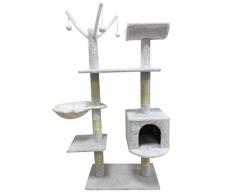 Clockeirin Arbre Chaton Poster Durable Animaux Scratching Escalade Poste Sisal Jouer Jouet de Chat