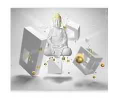 murando Papier peint intissé 250x175 cm Décoration Murale XXL Poster Tableaux Muraux Tapisserie Photo Trompe loeil Bouddha 3d optique h-A-0009-a-a
