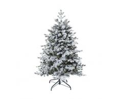 FEERIC CHRISTMAS - Sapin de Noël Artificiel Vert floqué enneigé qualité Premium H 150 cm Collection Yukon