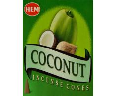 Encens Hem Noix de Coco 10 Cones Coconut