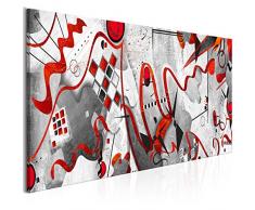 murando Impression sur Toile intissee Abstrait comme Wassily Kandinsky 140x70 cm Tableau 1 Partie Tableaux Decoration Murale Photo Image Artistique Photographie Graphique en Couleurs l-A-0024-b-a