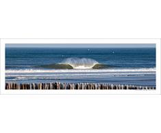 Line Up Surf Pictures Poster de Surf Autumnal - Affiche 95 cm * 33 cm