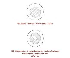 Plaque de Porte | Pictogramme-handicapé | Aluminium anodisé - Effet Laiton Mat | Ø 75 mm | Autocollant | Gamme Ofform Plaque de Porte Aluminium | Nr. 39013-M