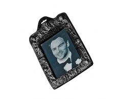 Portrait jeune homme Photo horreur Halloween déco effrayante tableau zombie ornement de fête d'Halloween Image changeante mort-vivante Portrait lenticulaire terrifiant