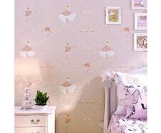 Papier Peint, Princesse dansanteCouvert de Chambre à Coucher Salon Salon Fond de Mur pour téléviseur Non tissé Auto-adhésif (30m²)