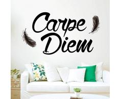 Autocollant Mural Géant 150 x 85 cm Carpe Diem