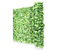 Haie Artificielle/Brise Vue pour Balcon, Feuilles, 300x100cm