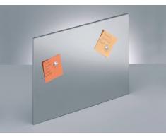 Zeller 11120 Tableau Magnétique Inox 40 x 60 cm