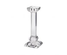 CRISTALICA Bougeoir Chandelier Classique en Cristal au Plomb Transparent 20 cm