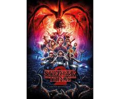 Pyramid International Stranger Things Saison 2, Papier GlacÃ©, Poster Seul, 91, 5x61cm