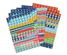 Boxclever Press Lot Géant de Stickers Planner & Agenda. 1,152 Stickers Journal. Autocollants vifs pour la planification d’activités, rappels, événements, occasions et tâches ménagères