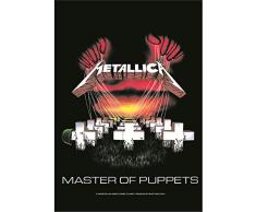 Drapeau Noir Metallica "Master Of Puppets"