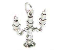 Chandelier Support BRELOQUE EN ARGENT STERLING .925 x 1 Candélabre breloque sslp2533