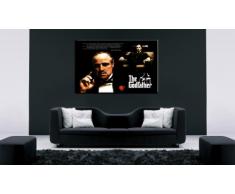 «the godfather al pacino art 100 x 70 cm de bansky toile sur châssis pop-art, peintures, art, posters, photos en décoration-deko. impressions d'art avec stars de cinéma