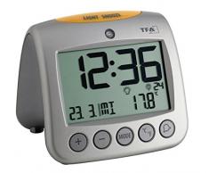 TFA Dostmann 60.2514 Réveil radio-piloté SONIO avec affichage de la température