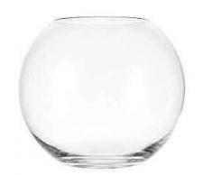 Boule le vase vase sphérique en verre boule le vase en verre de cristal transparent hauteur env. 20,5 cm diamètre env. 25 cm ouverture supérieure env. 16 cm Oberstdorfer Glashütte