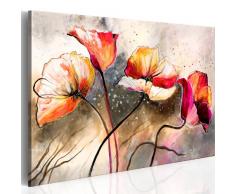 B&D XXL murando Impression sur Toile intissee 100x70cm 1 Piece Tableau Tableaux Decoration Murale Photo Image Artistique Photographie Graphique Fleurs 0107-13