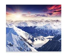 murando Papier peint intissé 350x256 cm Décoration Murale XXL Poster Tableaux Muraux Tapisserie Photo Trompe loeil Alpes Montagne Nature Paysage c-B-0072-a-a