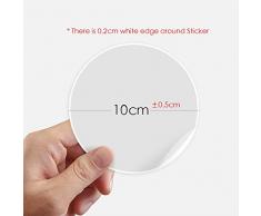 DIYthinker Américaine USA Car Plaque d'immatriculation Numéro Autocollants 10CM Mur Valise pour Ordinateur Portable Motobike Decal 8Pcs Diamètre 10Cm Multicolor