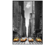 Panorama® Poster Taxi New York 21 x 30 cm | Imprimée sur Poster de Grande qualité | Poster Ville | Poster Moderne pour la Maison | Décoration Murale Vintage | Tableau de Photos