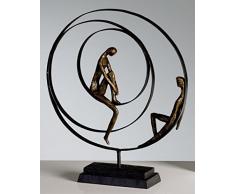 CASABLANCA Sculpture « Patience », en Bronze, 34 x 41 cm