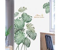 Stickers Muraux Chambre Adulte Salon Cuisine Feuilles De Palmier Diy Tropicale De Plage DéCo DéCoration DéTachable CréAtif Sticker Murals (Vert)