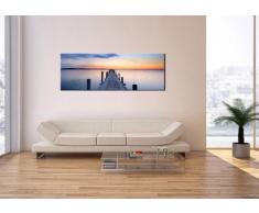 Impression sur toile - un élément - largeur : 140cm, hauteur : 50cm - Image sur toile - Photo N° 2508 - prete a suspendre - encadrée - Tableaux pour la mur - motif moderne - Décoration - pret a accrocher - tableau: AB140x50-2508