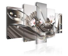murando - Impression sur toile - 200x100 cm cm - 5 pieces - Image sur toile - Images - Photo - Tableau - motif moderne - Décoration - tendu sur chassis - fleurs orchidée abstraction abstrait b-A-0073-b-p
