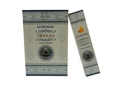 Ayurvedic Masala Chakra 12 x 12 Bâtonnets = 144 bâtons dencens fait à la main en Inde